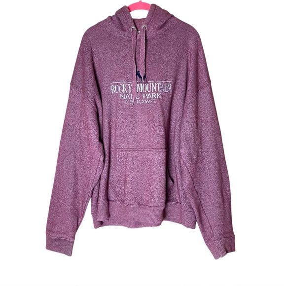 Ragwear Other - Ragwear USA Rocky Mountain National Park Hoodie 2XL Purple Cozy Pullover